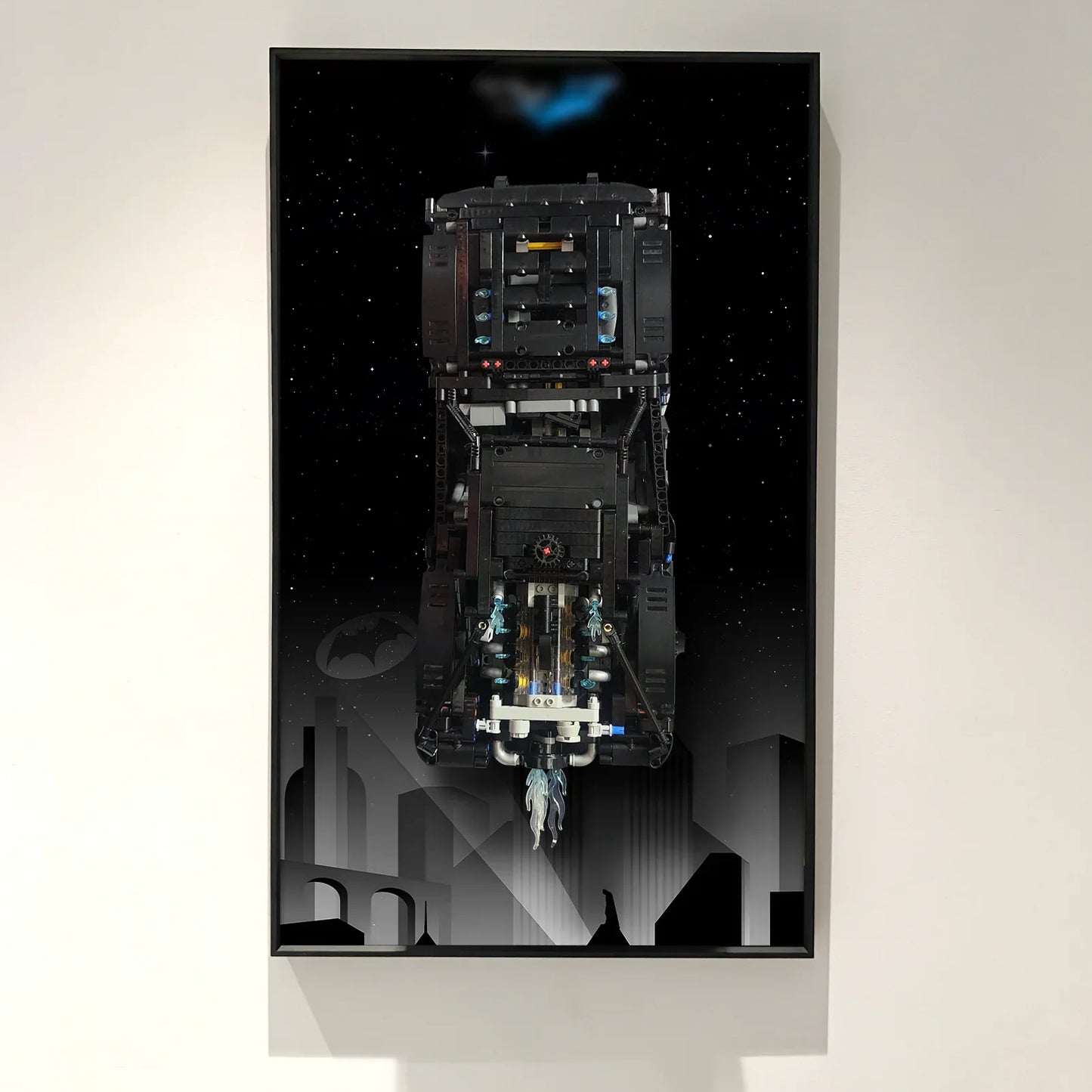 Support mural de luxe compatible avec LEGO® Technic™ The Batman - Batmobile™ 42127