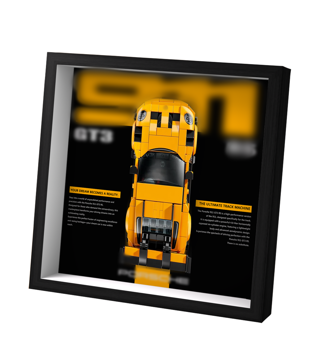 Premium Wall Display Frame Compatible with LEGO® Speed Champions 77239