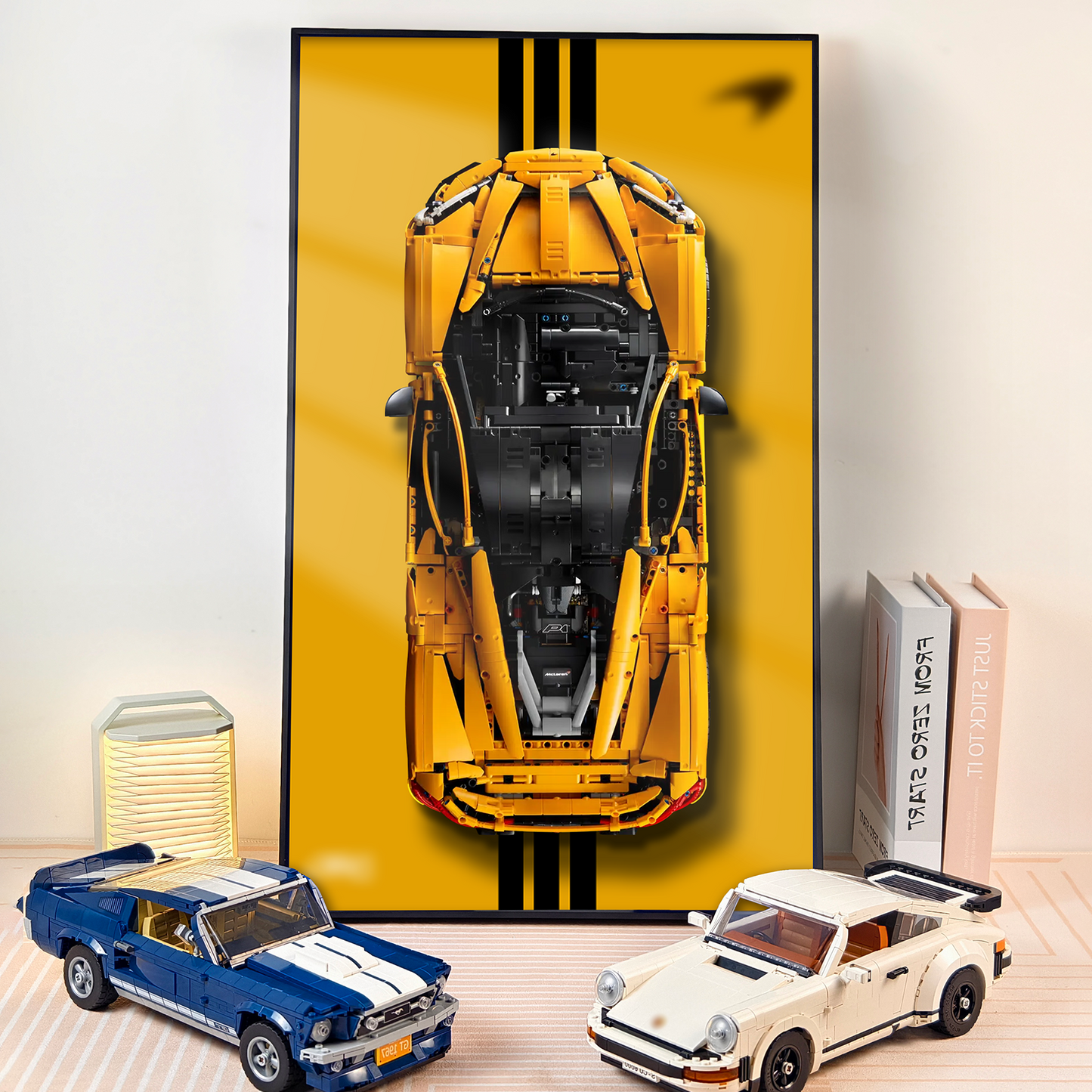 Premium Wall Display Frame Compatible with LEGO® Technic™ McLaren P1™ 42172