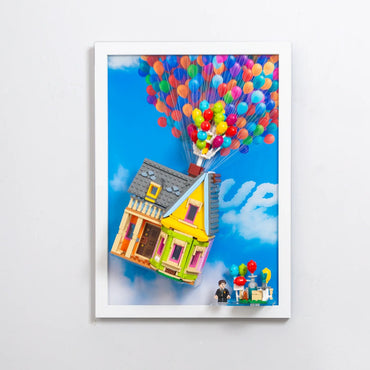 Cadre mural premium compatible avec la maison de « Là-haut » (Disney™) 43217