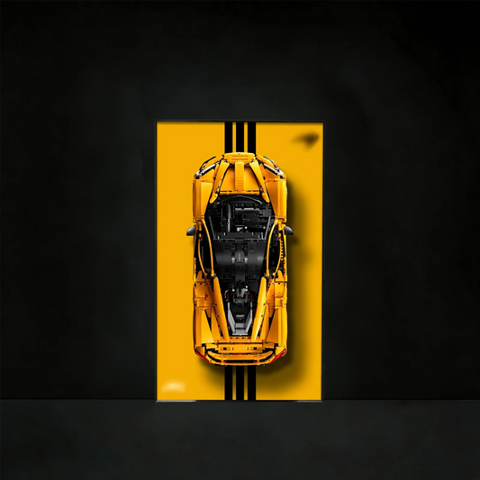 Cadre de présentation mural premium compatible avec LEGO® Technic™ McLaren P1™ 42172