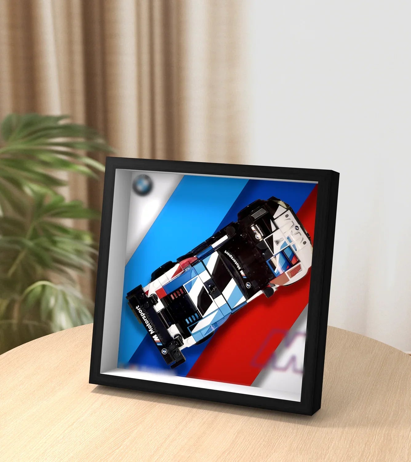 Cadre d'affichage mural premium compatible avec LEGO® Speed Champions 76922