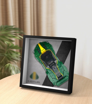 Cadre de présentation mural premium compatible avec LEGO® Speed Champions 76907