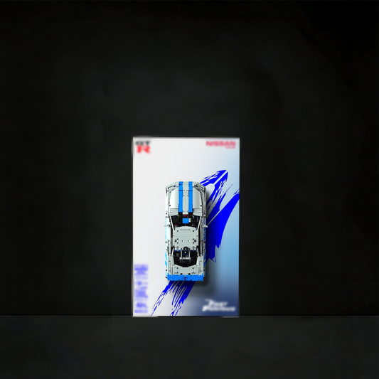 Premium Wall Display Frame Compatible with LEGO® Technic™ 42210 Nissan Skyline GT-R (R34)