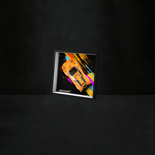 Premium Wall Display Frame Compatible with LEGO® Speed Champions 76918