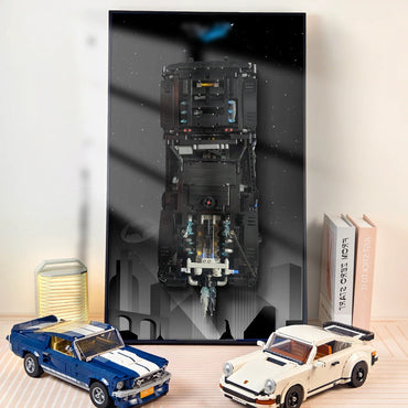 Support mural de luxe compatible avec LEGO® Technic™ The Batman - Batmobile™ 42127