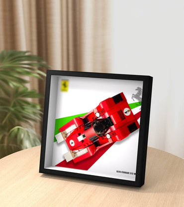 Cadre mural haut de gamme compatible avec LEGO® Speed Champions 76906