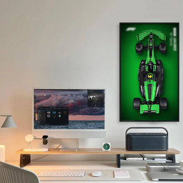 Cadre mural haut de gamme compatible avec la CaDA Kick Sauber F1 Team C44 2024 C64010