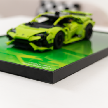 Premium Wall Display Frame Compatible with LEGO® Technic™ Lamborghini Huracán Tecnica 42161