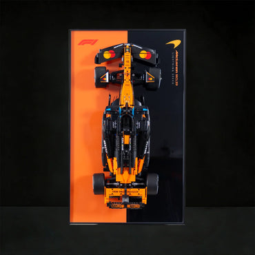 Support mural d'affichage haut de gamme compatible avec la LEGO® Technic™ McLaren MCL39 F1® Car 42228