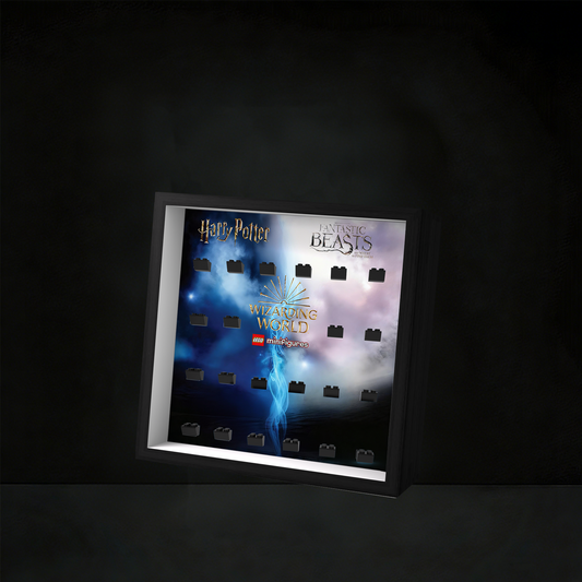 Premium Wooden Wall Display Frame Compatible with LEGO® Minifigures Harry Potter™ Series 2 71028