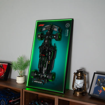 Cadre de présentation mural premium compatible avec LEGO® Technic™ Mercedes-AMG F1 W14 E Performance 42171