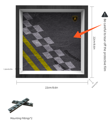 Premium Wall Display Frame Compatible with LEGO® Speed Champions 76899