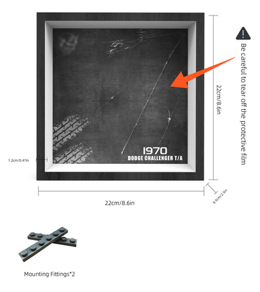Premium Wall Display Frame Compatible with LEGO® Speed Champions 76904