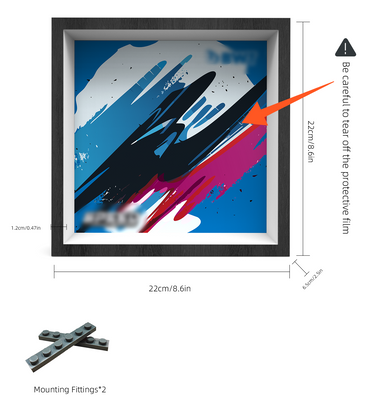 Premium Wall Display Frame Compatible with LEGO® Speed Champions 77248