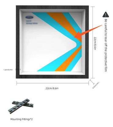 Cadre de présentation mural premium compatible avec LEGO® Speed Champions 76905