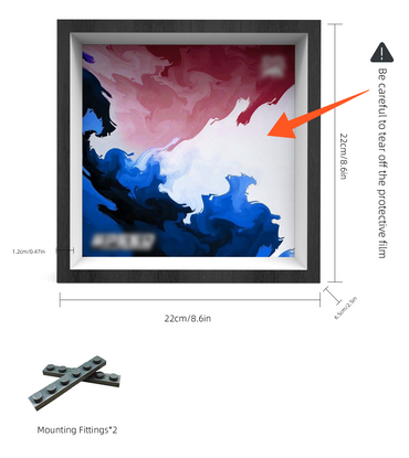 Premium Wall Display Frame Compatible with LEGO® Speed Champions 77246
