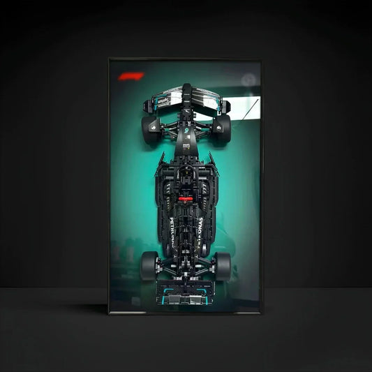 Cadre de présentation mural premium compatible avec LEGO® Technic™ Mercedes-AMG F1 W14 E Performance 42171
