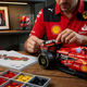 The Eternal Podium of the Tifosi: Crafting a "Shield of Light" for Your LEGO 43014 Leclerc Helmet