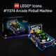 A Nostalgic Trip to the '80s Arcade: In Depth Review of LEGO® Icons 11374 Arcade Pinball Machine