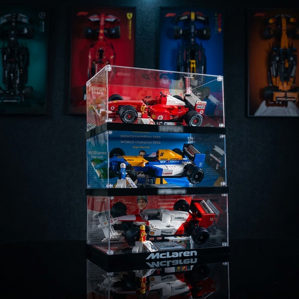 The Ultimate F1 Starting Grid: How to Display the Holy Trinity of LEGO® Icons Modern Classics