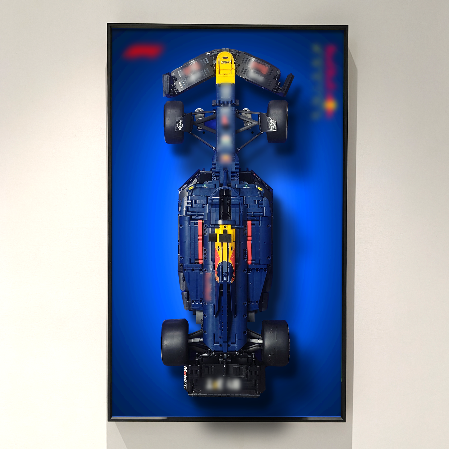 Premium Wall Display Frame Compatible with LEGO Oracle Red Bull Racing RB20 F1 Car 42206
