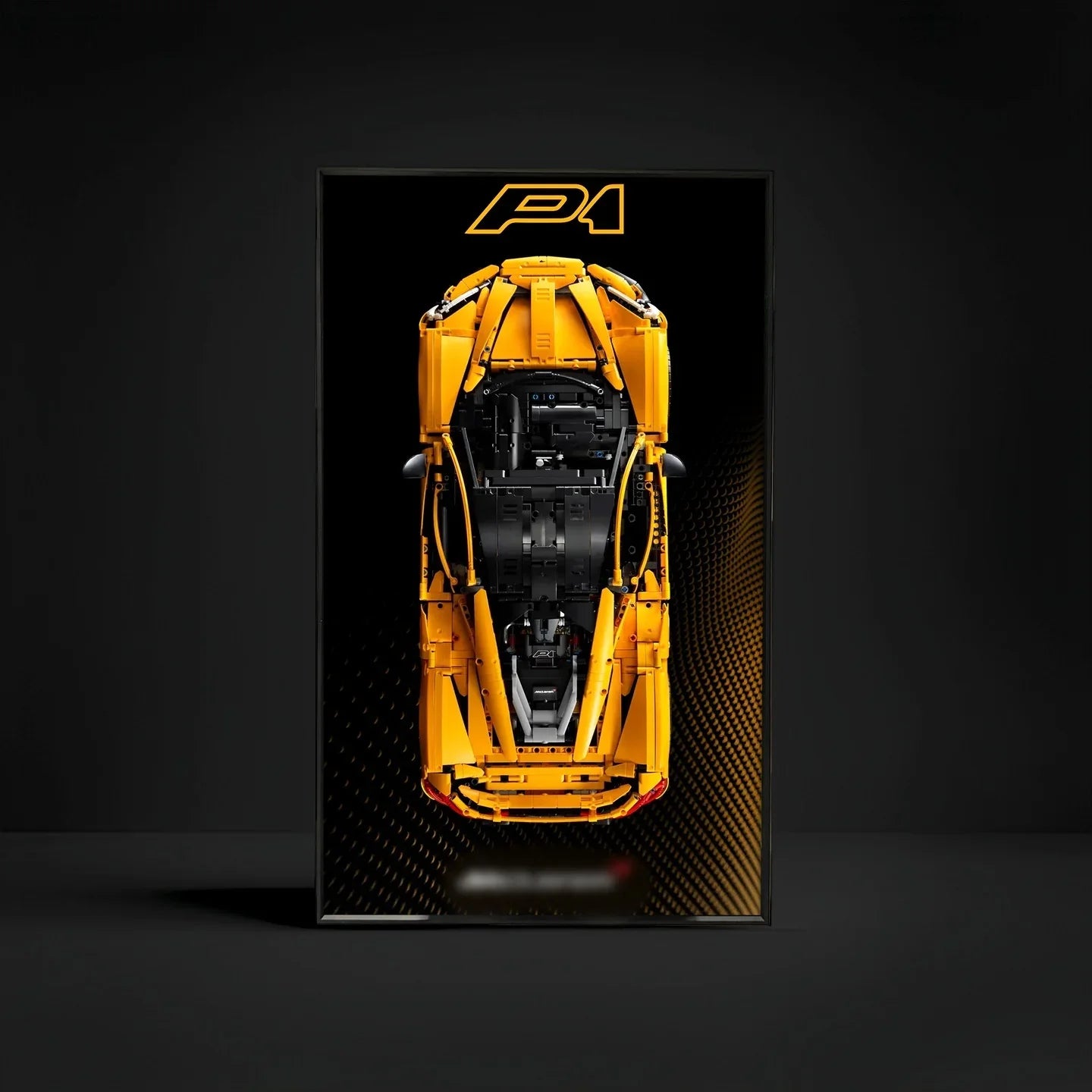 Premium Wall Display Frame Compatible with LEGO® Technic™ McLaren P1™ 42172