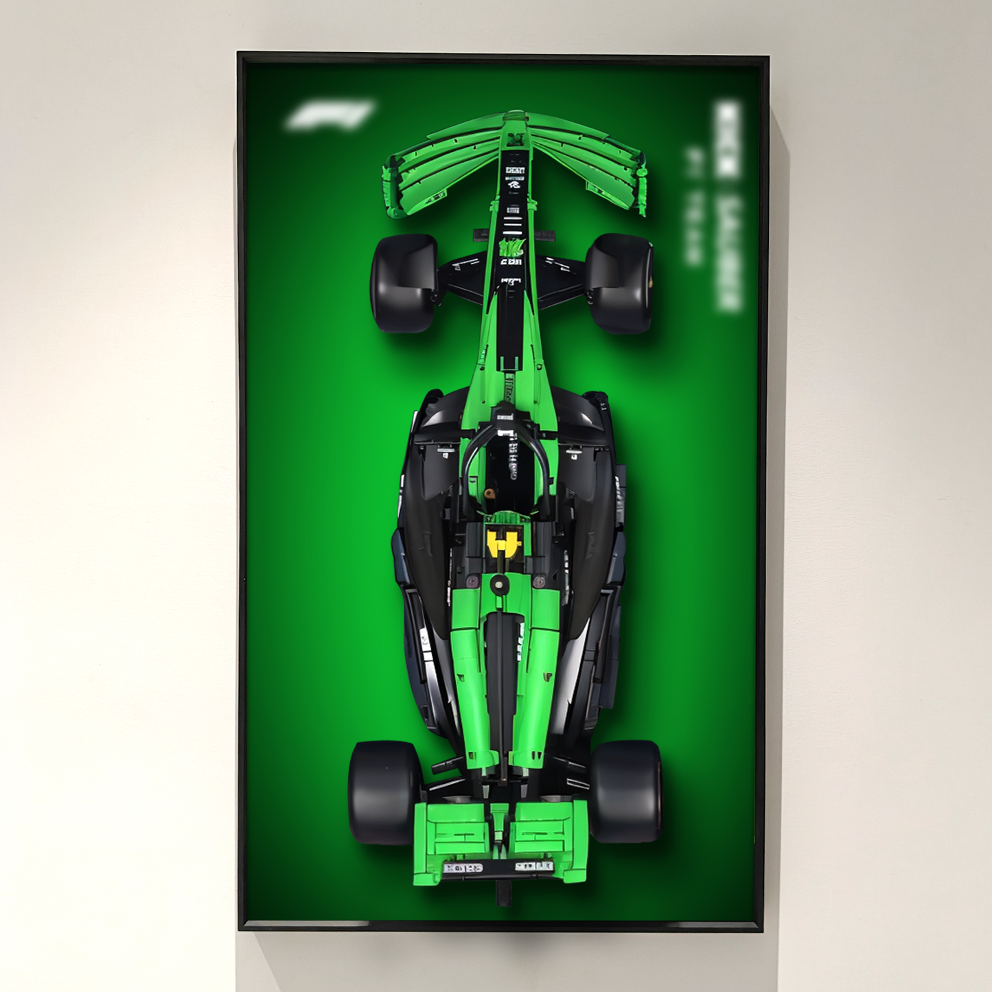 Premium Wall Display Frame Compatible with CaDA Kick Sauber F1 Team C44 2024 C64010