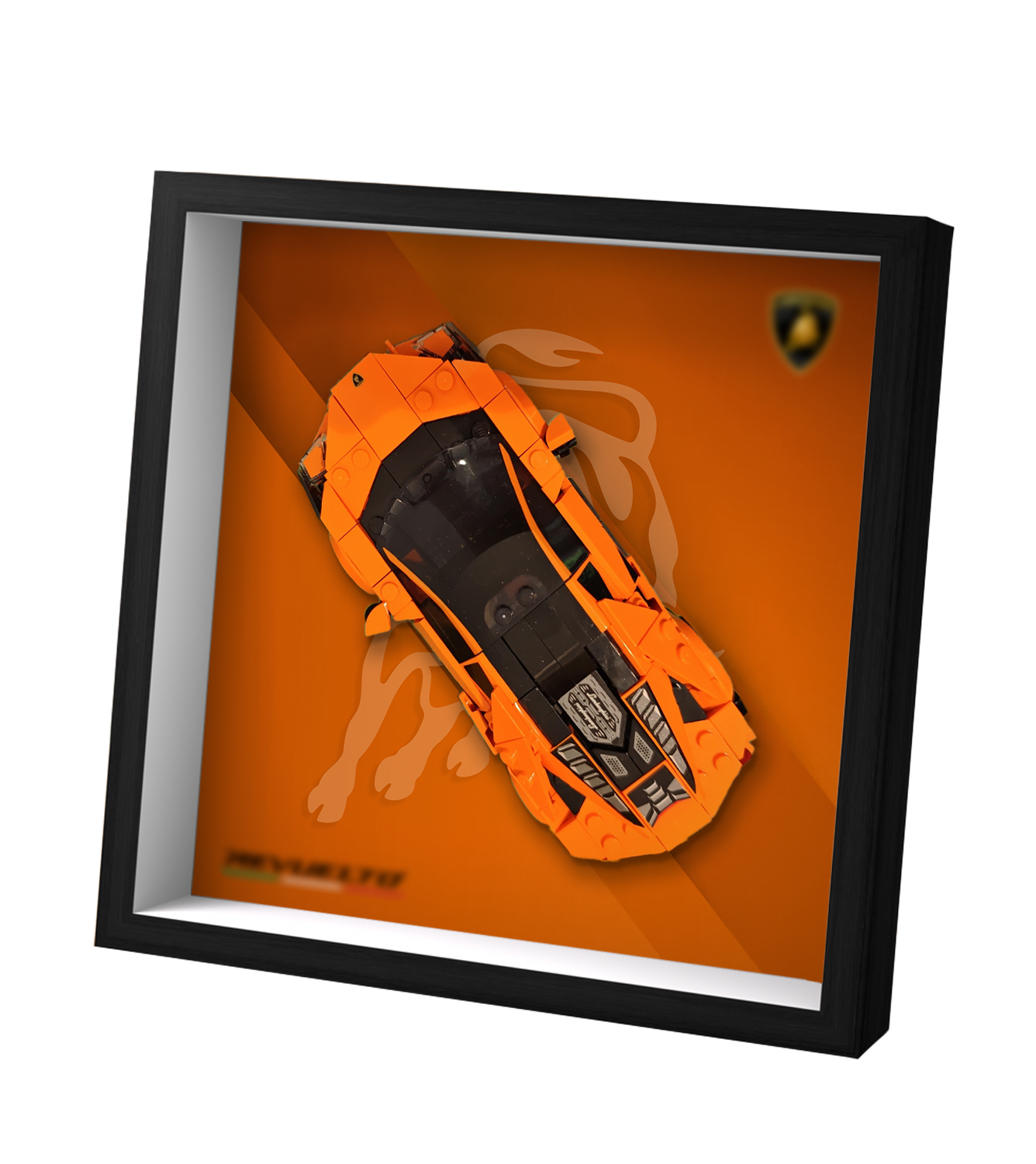 Premium Wall Display Frame Compatible with LEGO® Speed Champions 77238