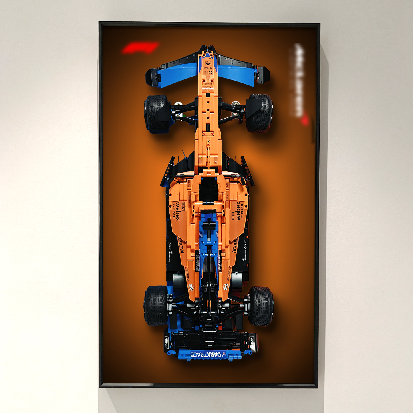 Premium Wall Display Frame Compatible with LEGO® Technic™ McLaren Formula 1™ Race Car 42141