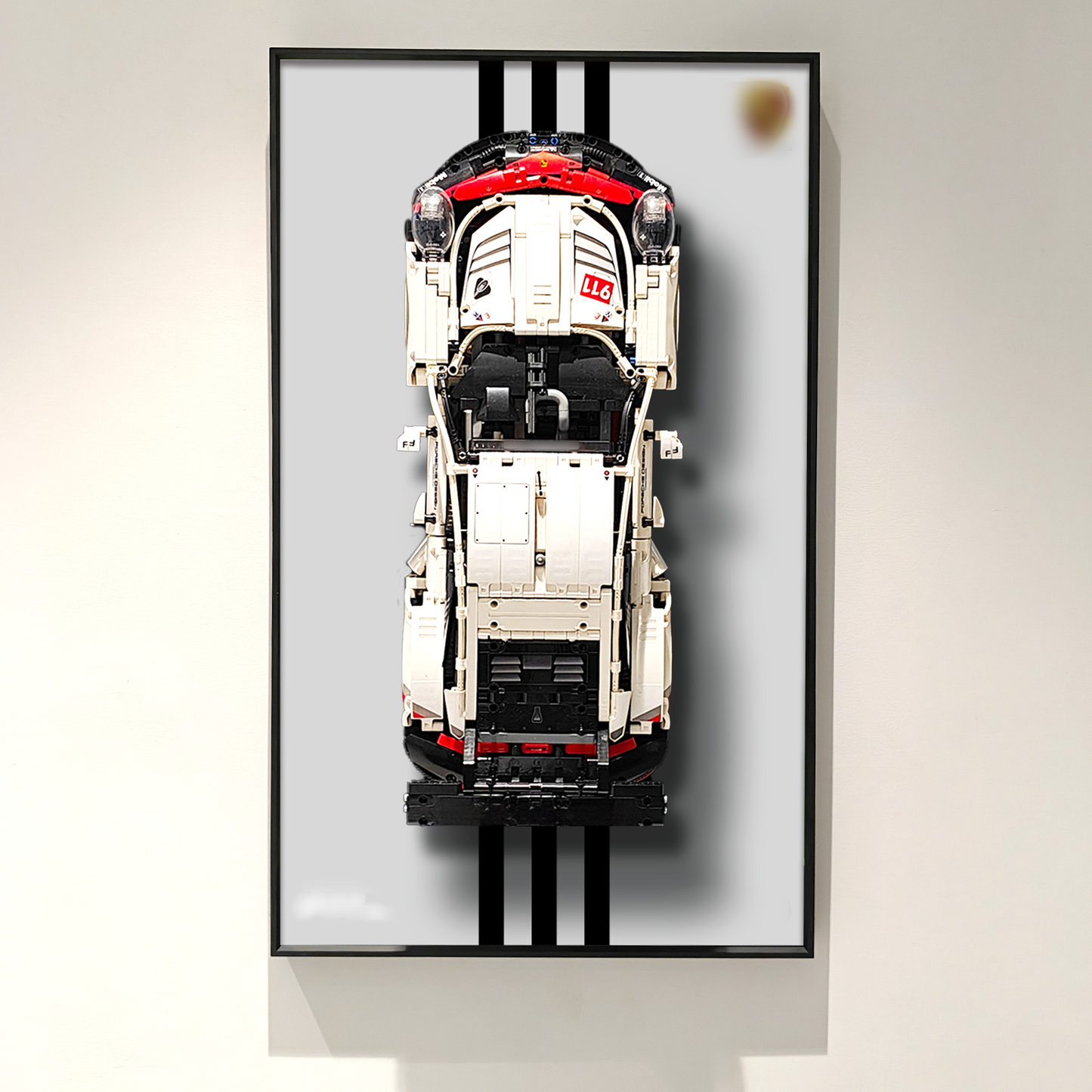Premium Wall Display Frame Compatible with LEGO® Technic™ Porsche 911 RSR 42096