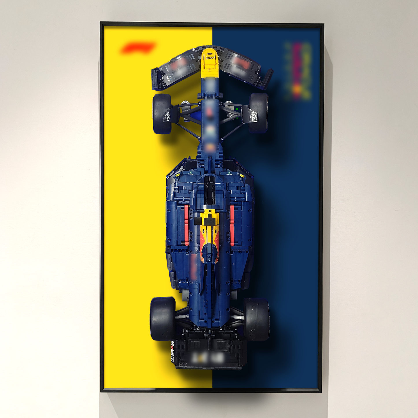 Premium Wall Display Frame Compatible with LEGO Oracle Red Bull Racing RB20 F1 Car 42206