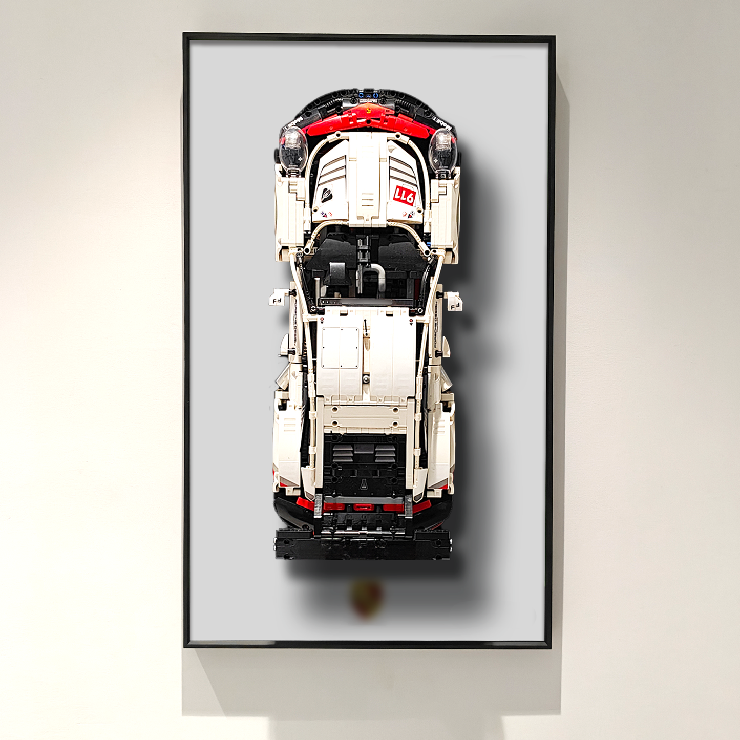 Premium Wall Display Frame Compatible with LEGO® Technic™ Porsche 911 RSR 42096
