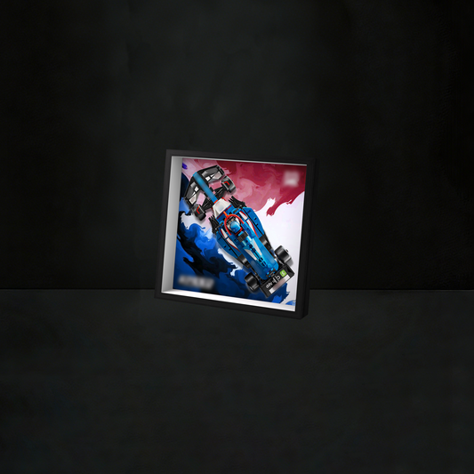 Premium Wall Display Frame Compatible with LEGO® Speed Champions 77246