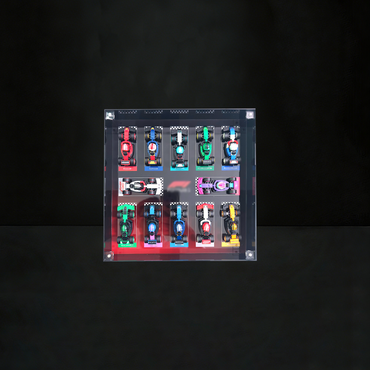 Premium Wall Display Frame Compatible with LEGO® Minifigures F1® Series 71049