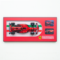 Premium 3D Wall Display Frame for F1 Models, Compatible with LEGO Technic, Aluminum Frame with HD Printed Backdrop for Red Bull