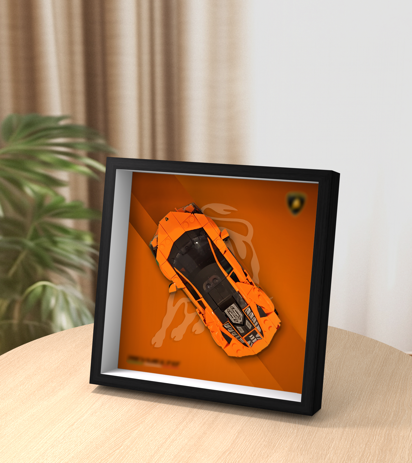 Premium Wall Display Frame Compatible with LEGO® Speed Champions 77238