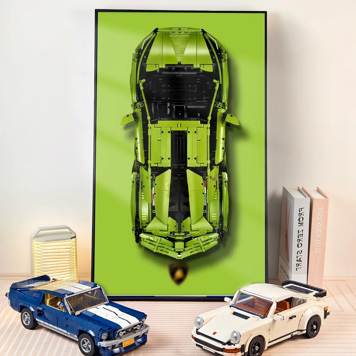 Premium Wall Display Frame Compatible with LEGO® Technic™ Lamborghini Sián FKP 37 42115