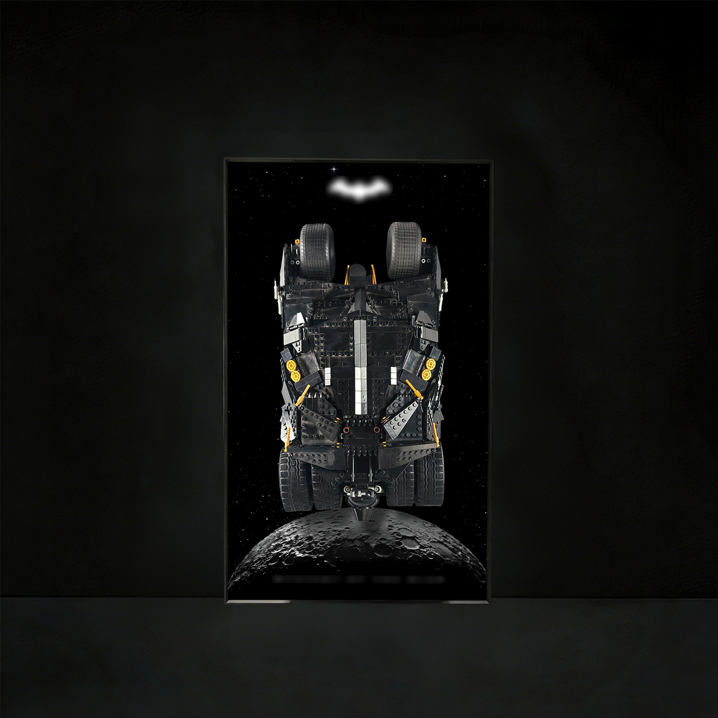 Premium Wall Display Frame Compatible with LEGO® Batman™ Batmobile™ Tumbler 76240