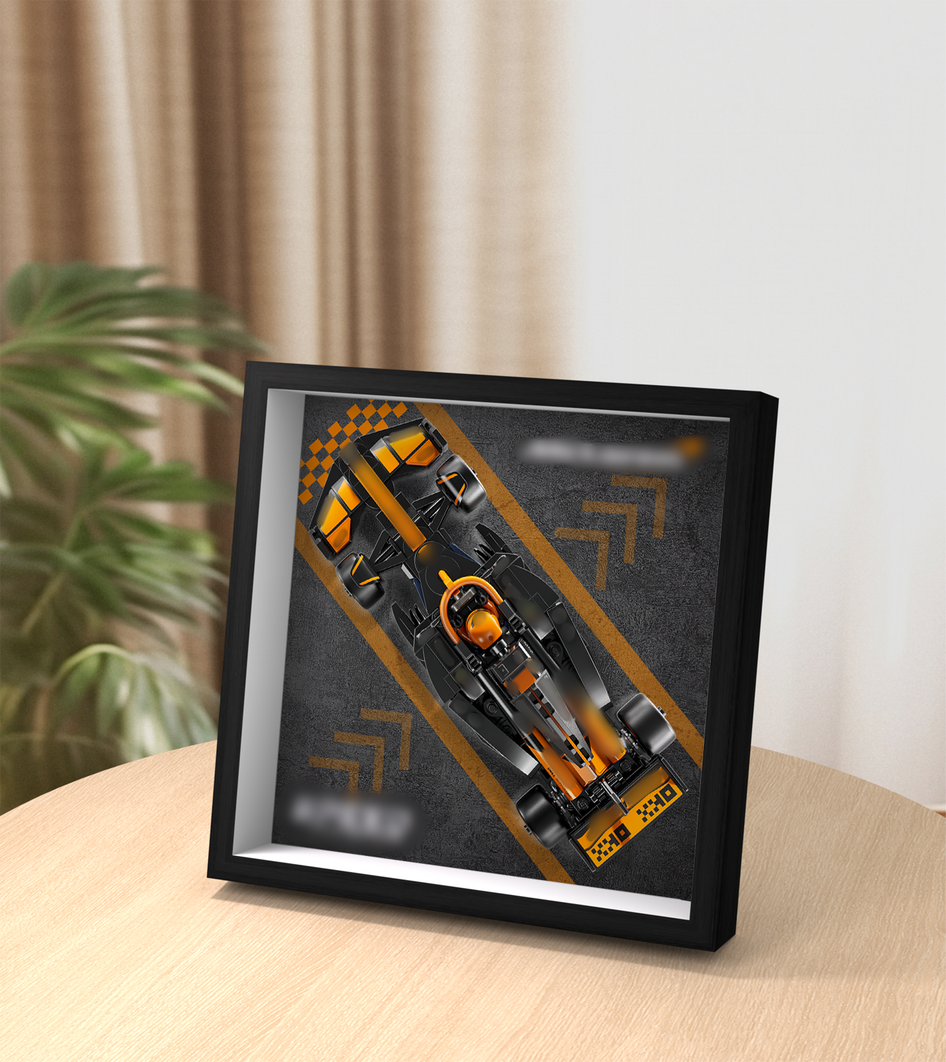 Premium Wall Display Frame Compatible with LEGO® Speed Champions 77251