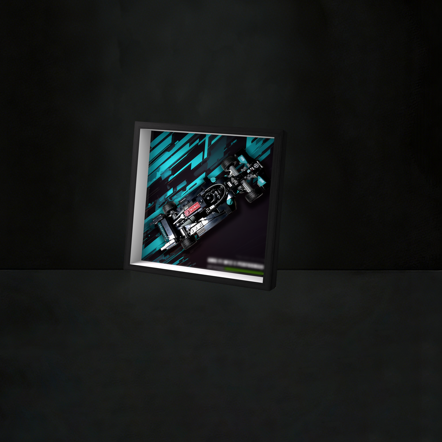 Premium Wall Display Frame Compatible with LEGO® Speed Champions 76909