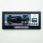 Premium 3D Wall Display Frame for F1 Models, Compatible with LEGO Technic, Aluminum Frame with HD Printed Backdrop for Red Bull