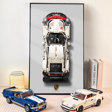 Premium Wall Display Frame Compatible with LEGO® Technic™ Porsche 911 RSR 42096