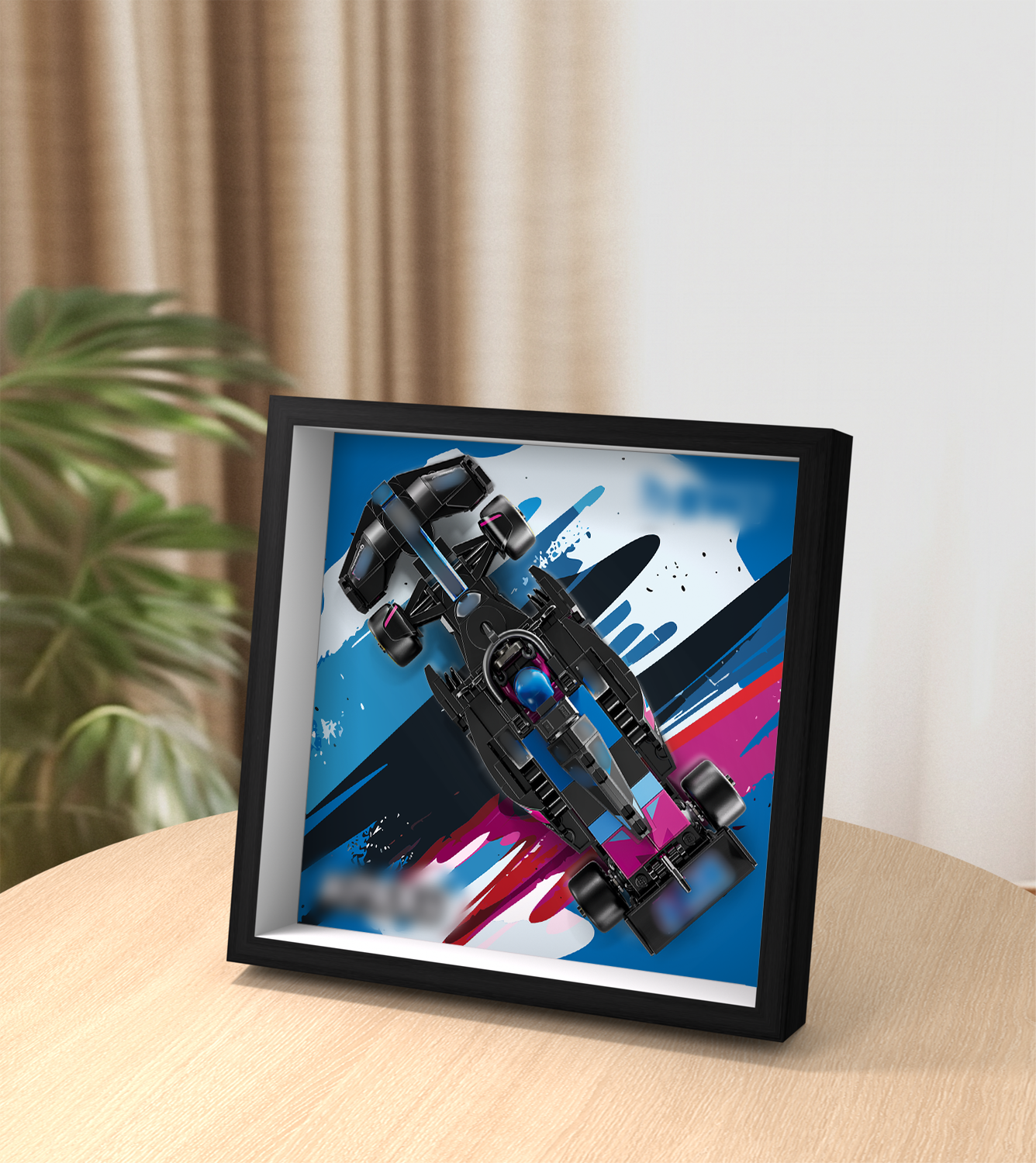 Premium Wall Display Frame Compatible with LEGO® Speed Champions 77248