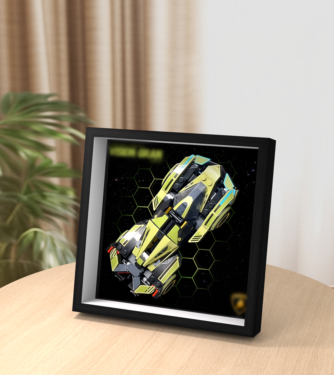 Premium Wall Display Frame Compatible with LEGO® Speed Champions 76923