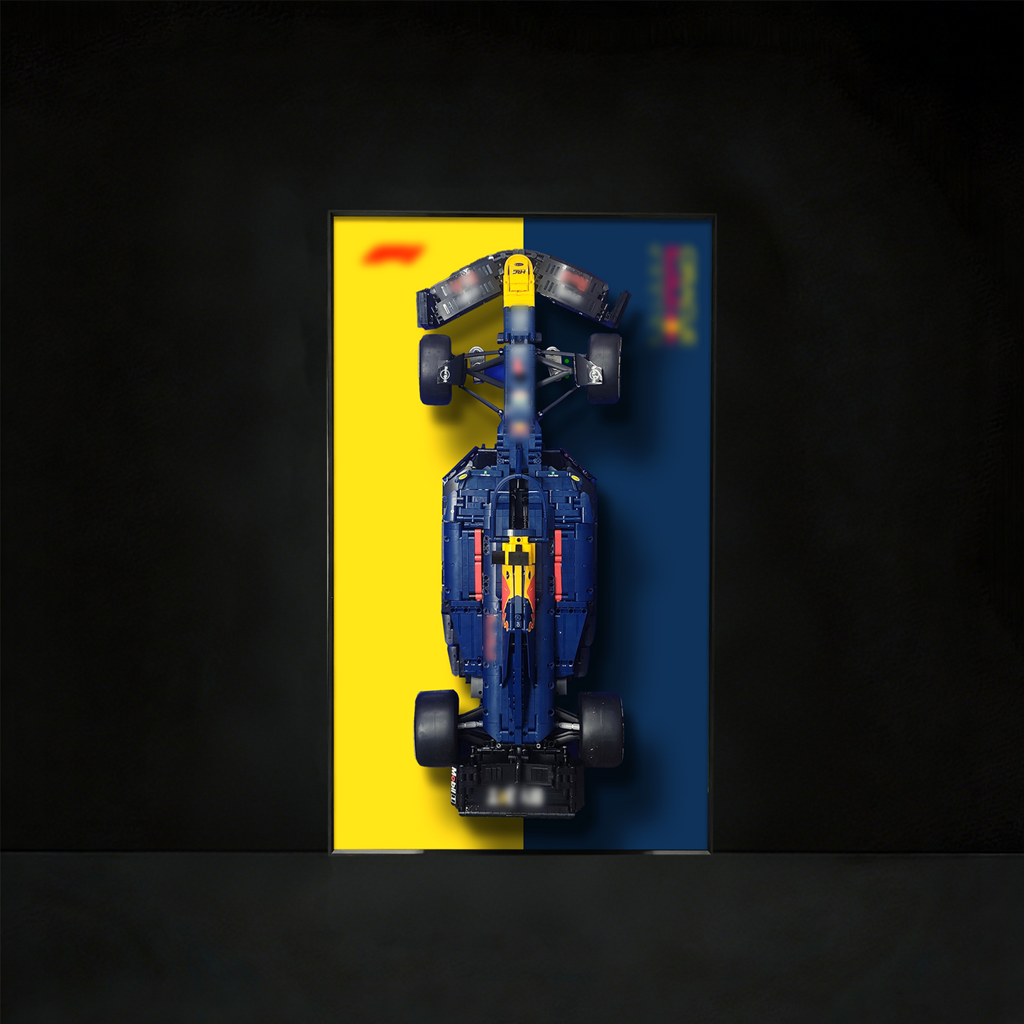 Premium Wall Display Frame Compatible with LEGO Oracle Red Bull Racing RB20 F1 Car 42206