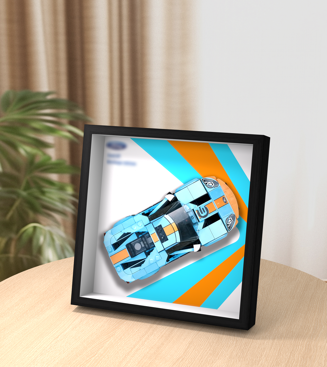 Premium Wall Display Frame Compatible with LEGO® Speed Champions 76905