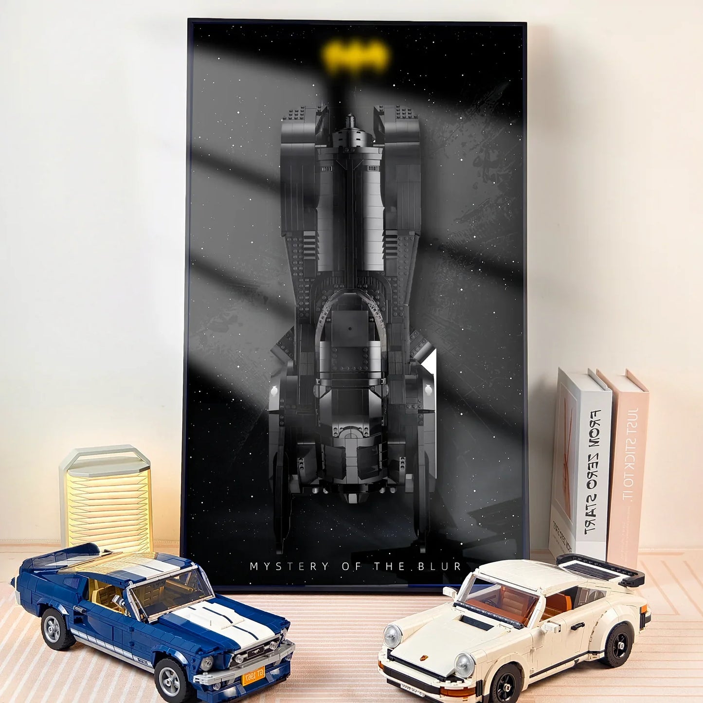 Premium Wall Display Frame Compatible with LEGO® DC Batman™ 1989 Batmobile 76139