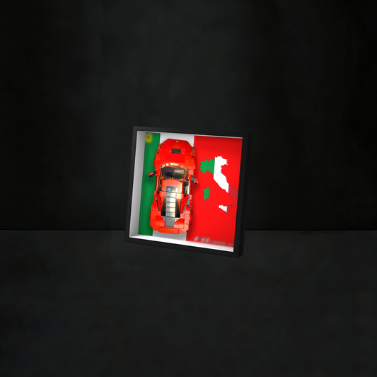 Premium Wall Display Frame Compatible with LEGO® Speed Champions 76895