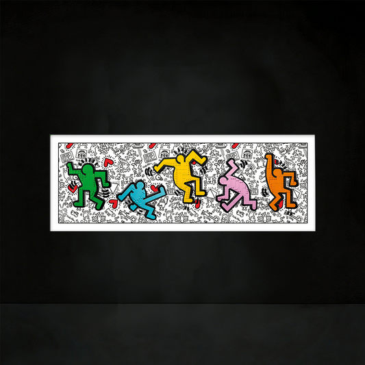 Premium Wall Display Frame Compatible with LEGO® Art Keith Haring – Dancing Figures 31216